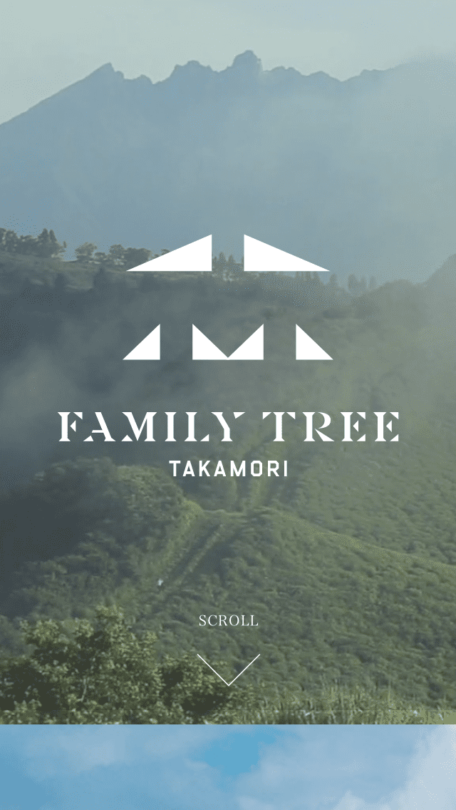 FAMILY TREE TAKAMORIサイトのスマートフォン表示